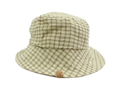 Lil Atelier sage sunhat checkered